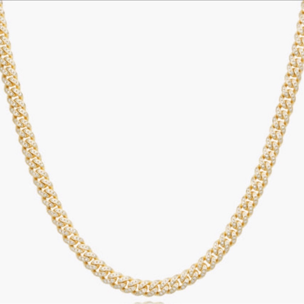 Tres Colori Jewelry The Naked Iced Cuban Chain